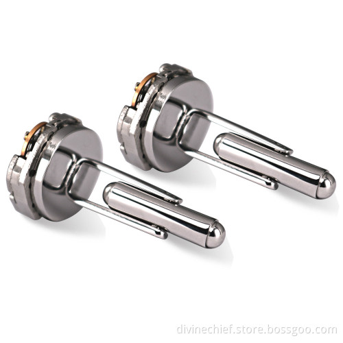 Watch Mechanism Cufflinks Best Quality Movement Cufflinks for Men Watch Movement Cufflinks WM-820